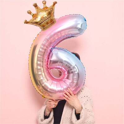 Toponeto Crown Number Foil Balloons Number Ballon Happy Birthday Party Decoration 32 Inch
Toponeto Crown Number Foil Balloons Number Ballon Happy Birthday Party Decoration 32 Inch
