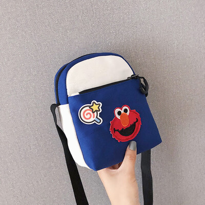 2019 new simple&versatile fashion contrast color shoulder Messenger bag female casual cute cartoon sesame street canvas bag
2019 new simple&versatile fashion contrast color shoulder Messenger bag female casual cute cartoon sesame street canvas bag