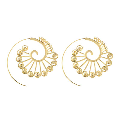Trendy Round Spiral Earrings Punk Exaggerated Hollow Whirlpool Gear Drop Earrings For Women Gold Sliver Ear
Trendy Round Spiral Earrings Punk Exaggerated Hollow Whirlpool Gear Drop Earrings For Women Gold Sliver Ear