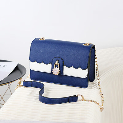 Summer Little Girl Tide Coloured Single Shoulder Bag Korean version Baitao Slant Bag Fashion Lock Small Square Bag
Summer Little Girl Tide Coloured Single Shoulder Bag Korean version Baitao Slant Bag Fashion Lock Small Square Bag