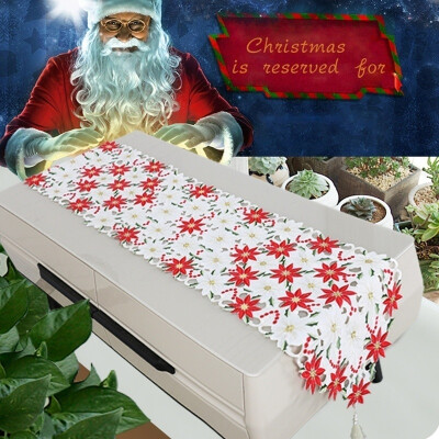 175X38CM Christmas Decor Tablecloth Printed Embroidered Christmas Table Runners Elegant Table Flag for Home New Year Decoration
175X38CM Christmas Decor Tablecloth Printed Embroidered Christmas Table Runners Elegant Table Flag for Home New Year Decoration