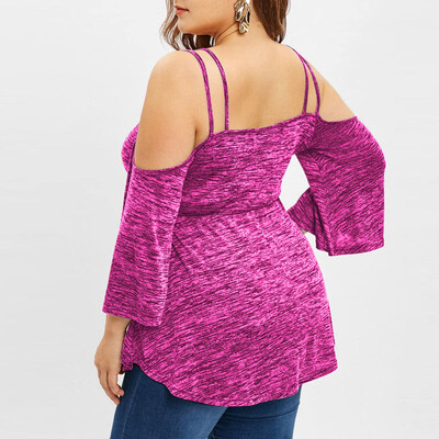 Roseonmyhand Fashion Women Plus Size Solid Camise Cold Shoulder Strap Button Top Blouse
Roseonmyhand Fashion Women Plus Size Solid Camise Cold Shoulder Strap Button Top Blouse