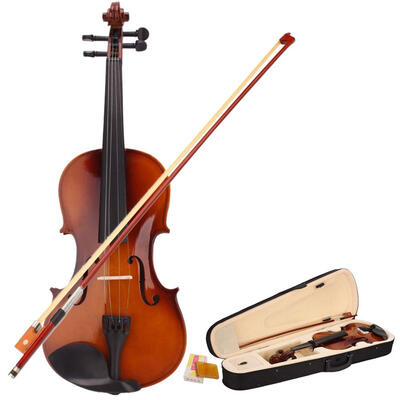 Ktaxon 44 Natural Acoustic Violin Fiddle with Hard Case Bow Rosin Full Size for beginning
Ktaxon 44 Natural Acoustic Violin Fiddle with Hard Case Bow Rosin Full Size for beginning