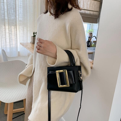 Women Crossbody Bag PU Leather Solid Color Twin Grab Metal Mini Business Travel Handbag Shoulder Bag
Women Crossbody Bag PU Leather Solid Color Twin Grab Metal Mini Business Travel Handbag Shoulder Bag