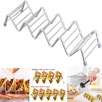 Siaonvr Wave Shape Stainless Steel Taco Holder Display Holders Kitchen Food Rack Shell
Siaonvr Wave Shape Stainless Steel Taco Holder Display Holders Kitchen Food Rack Shell