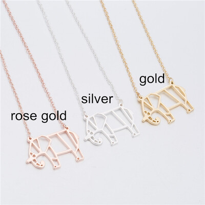 Stainless Steel Necklace Silver Gold Chain Minimalist Choker Origami Elephant Koala Bear Cat Dainty Necklace For Women Jewelry
Stainless Steel Necklace Silver Gold Chain Minimalist Choker Origami Elephant Koala Bear Cat Dainty Necklace For Women Jewelry
