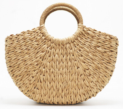 2018 new Handmade Bag Women Pompon Beach Weaving Ladies Straw Bag Wrapped Beach Bag Moon shaped Bag
2018 new Handmade Bag Women Pompon Beach Weaving Ladies Straw Bag Wrapped Beach Bag Moon shaped Bag