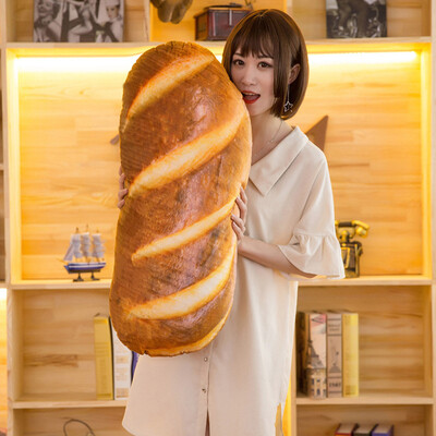 Tailored 60CM 3D Simulation Bread Shape Pillow Soft Lumbar Back Cushion Plush Stuffed Toy
Tailored 60CM 3D Simulation Bread Shape Pillow Soft Lumbar Back Cushion Plush Stuffed Toy