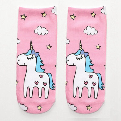 Women Socks Unicorn Animal 3D Cartoon Funny Cute Socks Novelty Meias Print Ankle Socks Chaussette Exquisite Hocoks Soxs
Women Socks Unicorn Animal 3D Cartoon Funny Cute Socks Novelty Meias Print Ankle Socks Chaussette Exquisite Hocoks Soxs