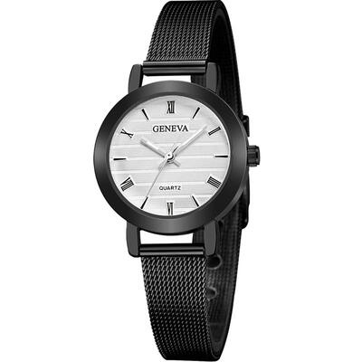 GENEVA Small Dial Watch Fashion Female Clocks Women Luxury Stainless Steel Dress Quartz Wristwatch Elegant Lady Silver Watches
GENEVA Small Dial Watch Fashion Female Clocks Women Luxury Stainless Steel Dress Quartz Wristwatch Elegant Lady Silver Watches