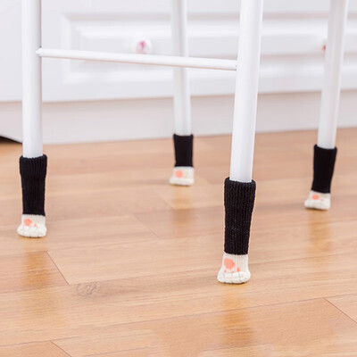 4pcs knitting Cat style Chair Leg Socks Cat Toys Home Furniture Leg Floor Protectors Non-slip Table Cover provent cat scratching
4pcs knitting Cat style Chair Leg Socks Cat Toys Home Furniture Leg Floor Protectors Non-slip Table Cover provent cat scratching