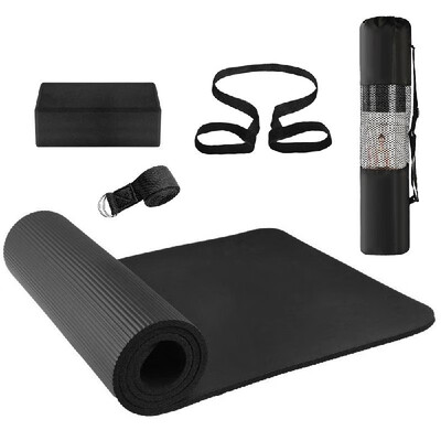 3PCS Yoga Equipment Set Yoga Mat Yoga Blocks Stretching Strap Yoga Beginner Exercise Set with Mat Storage Pouch&Strap
3PCS Yoga Equipment Set Yoga Mat Yoga Blocks Stretching Strap Yoga Beginner Exercise Set with Mat Storage Pouch&Strap
