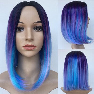 〖Follure〗Fashion Synthetic Pretty Dyeing Gradient BOB Blue Purple Color Wig Natural Hair
〖Follure〗Fashion Synthetic Pretty Dyeing Gradient BOB Blue Purple Color Wig Natural Hair
