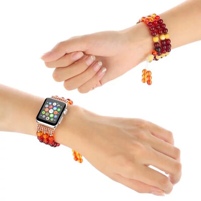 〖Follure〗Fashion Sports Beaded Bracelet Strap Band For Apple Watch Series 321 38mm RD
〖Follure〗Fashion Sports Beaded Bracelet Strap Band For Apple Watch Series 321 38mm RD