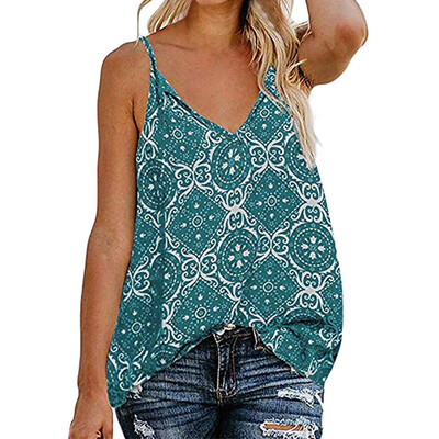 Starmoon Women Sling V Neck Sleeveless Strap Print Down Front Casual Loose Shirts Tops
Starmoon Women Sling V Neck Sleeveless Strap Print Down Front Casual Loose Shirts Tops