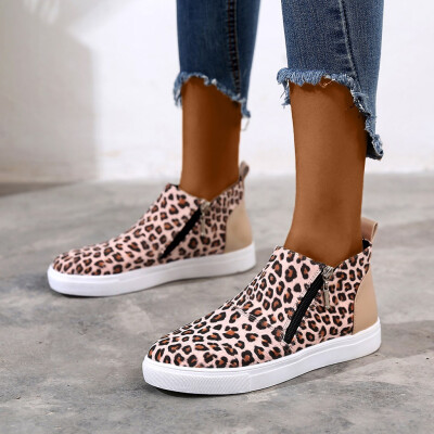 Rose Womens Ladies Fashion Ankle Leopard Camouflage Flat Zipper Short Boots Shoes
Rose Womens Ladies Fashion Ankle Leopard Camouflage Flat Zipper Short Boots Shoes