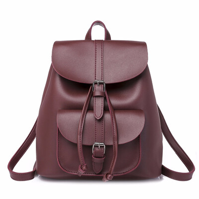 Vintage Small Backpack Women PU Leather Cute Backpacks for Girls School Bags Solid Drawstring Back Pack Brown Ladies Bagpack
Vintage Small Backpack Women PU Leather Cute Backpacks for Girls School Bags Solid Drawstring Back Pack Brown Ladies Bagpack