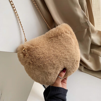 Hairy bag female new net red small black bag furry texture fashion plush chain shoulder messenger bag
Hairy bag female new net red small black bag furry texture fashion plush chain shoulder messenger bag