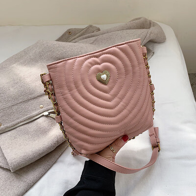 Bag female new fashion embroidery line shoulder Messenger bag wild simple chain bucket bag tide
Bag female new fashion embroidery line shoulder Messenger bag wild simple chain bucket bag tide
