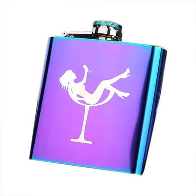 1PC Portable Hip Flask Gold Plated Gradient Color Rainbow Colored Stainless Steel Flask Screw Cap Whiskey Wine Bottle
1PC Portable Hip Flask Gold Plated Gradient Color Rainbow Colored Stainless Steel Flask Screw Cap Whiskey Wine Bottle