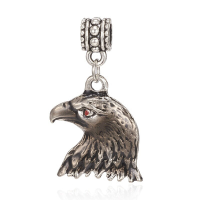 Alloy Enamel European Dangle Beads Eagle Large Hole Pendants Antique Silver 335mm Hole 5mm
Alloy Enamel European Dangle Beads Eagle Large Hole Pendants Antique Silver 335mm Hole 5mm