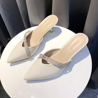 Half a shoe female 2019 summer new net red fairy Joker foreign style pointed rhinestone Baotou high heel sandals&slippers
Half a shoe female 2019 summer new net red fairy Joker foreign style pointed rhinestone Baotou high heel sandals&slippers