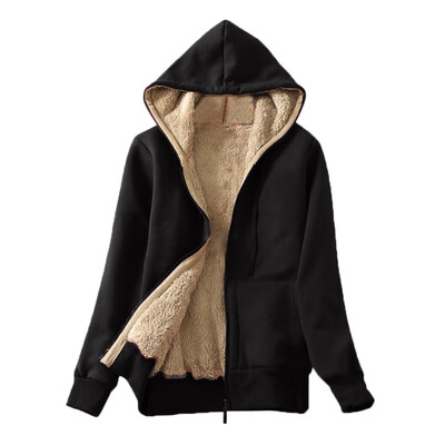 Toponeto Womens Casual Winter Warm Sherpa Lined Zip Up Hooded Sweatshirt Jacket Coat
Toponeto Womens Casual Winter Warm Sherpa Lined Zip Up Hooded Sweatshirt Jacket Coat