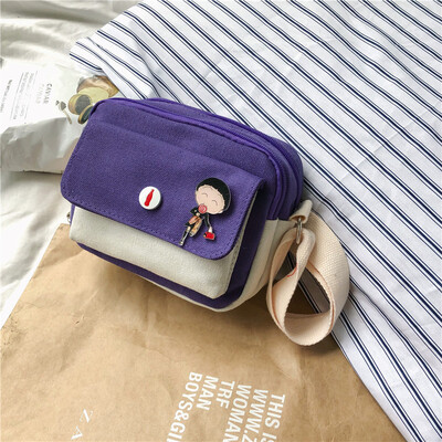 Small BAG canvas bag lady one shoulder slanting bag leisure Baitao ins harbor chic wind collision color bag
Small BAG canvas bag lady one shoulder slanting bag leisure Baitao ins harbor chic wind collision color bag