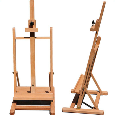 Ktaxon 32" to 46" Height Adjustable Easel Stand Folding Portable Beechwood H Frame Deluxe Studio Easel for Artist Drawing
Ktaxon 32" to 46" Height Adjustable Easel Stand Folding Portable Beechwood H Frame Deluxe Studio Easel for Artist Drawing