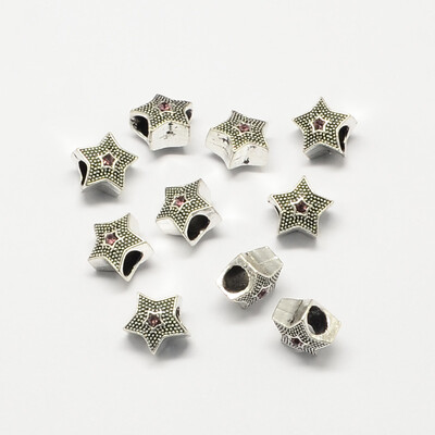 Alloy Rhinestone Star Large Hole European Beads Antique Silver Light Amethyst 105x105x7mm Hole 5mm
Alloy Rhinestone Star Large Hole European Beads Antique Silver Light Amethyst 105x105x7mm Hole 5mm