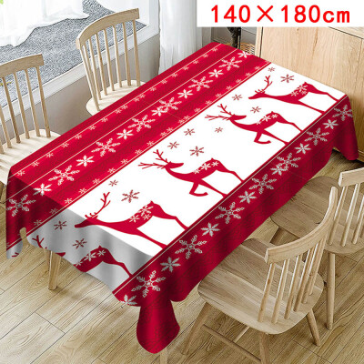 Toponeto Christmas Tablecloth Print Rectangle Table Cover Holiday Party Home Decor
Toponeto Christmas Tablecloth Print Rectangle Table Cover Holiday Party Home Decor