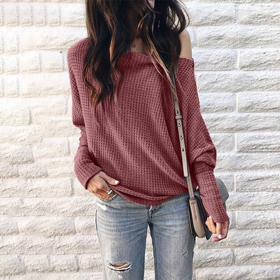 Womens Loose Pullover Solid Long Sleeve Casual Shirts Knitted T-shirt Sweater
Womens Loose Pullover Solid Long Sleeve Casual Shirts Knitted T-shirt Sweater