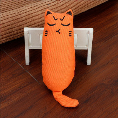 Funny Interactive Crazy Cat Toy Pet Kitten Chewing Toy Teeth Grinding Catnip Toys Claws Thumb Bite Cat mint For Cats Cat Kickers
Funny Interactive Crazy Cat Toy Pet Kitten Chewing Toy Teeth Grinding Catnip Toys Claws Thumb Bite Cat mint For Cats Cat Kickers
