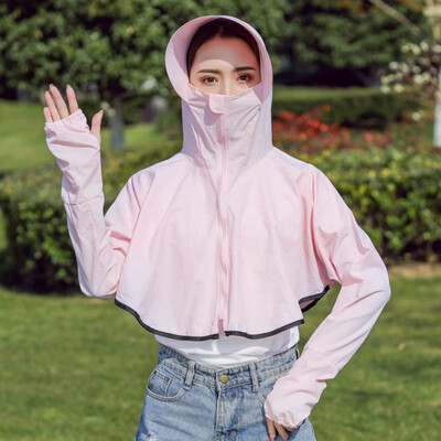 Summer new solid color sunscreen clothing hooded outdoor cycling waterproof quick-drying womens long spot wholesale
Summer new solid color sunscreen clothing hooded outdoor cycling waterproof quick-drying womens long spot wholesale