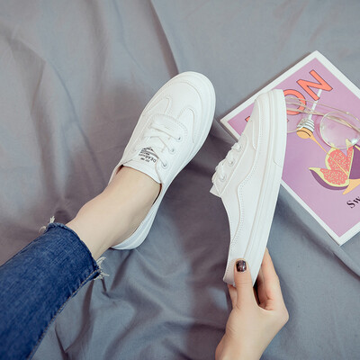 White womens shoes 2019 summer new half slippers with no heel mesh red breathable board shoes Korean version of Joker spring tide
White womens shoes 2019 summer new half slippers with no heel mesh red breathable board shoes Korean version of Joker spring tide
