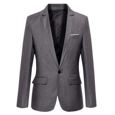 Stylish Mens Casual Slim Fit Formal Single Button Suit Blazer Coat Jacket Tops
Stylish Mens Casual Slim Fit Formal Single Button Suit Blazer Coat Jacket Tops