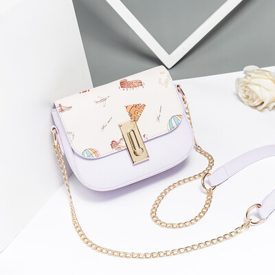 Summer ins girl 2019 tide Korean version of single shoulder Messenger bag fashion chain bag Joker students
Summer ins girl 2019 tide Korean version of single shoulder Messenger bag fashion chain bag Joker students