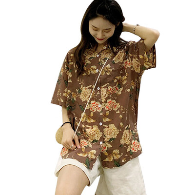 Harajuku Women Blouse&Tops Printed Short Sleeve Casual blusas Hawaiian Holiday Beach Versatile Female Lady Shirts
Harajuku Women Blouse&Tops Printed Short Sleeve Casual blusas Hawaiian Holiday Beach Versatile Female Lady Shirts