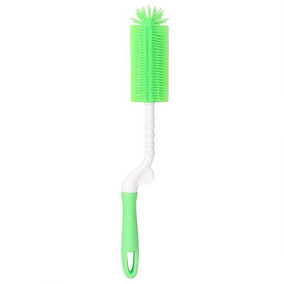 Greensen Silicone Cup Brush Long Handle Cleaning Rotating Bottle Brush For Household
Greensen Silicone Cup Brush Long Handle Cleaning Rotating Bottle Brush For Household