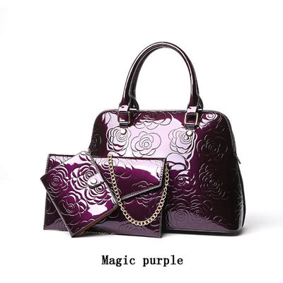 Women Messenger Bag 3 PCS Sets High Quality Patent Leather Luxury Handbags Female Business Crossbody Casual Bags Clutch Purse
Women Messenger Bag 3 PCS Sets High Quality Patent Leather Luxury Handbags Female Business Crossbody Casual Bags Clutch Purse