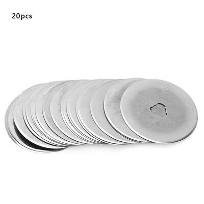 Greensen 20Pcs 45mm Alloy Tool Steel Round Circular Paper Cloth Leather Cutter Blade Accessories
Greensen 20Pcs 45mm Alloy Tool Steel Round Circular Paper Cloth Leather Cutter Blade Accessories