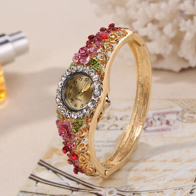 Explosion retro cloisonne 3D flower open womens wrist watch ladies fashion luxury bracelet quartz watch
Explosion retro cloisonne 3D flower open womens wrist watch ladies fashion luxury bracelet quartz watch