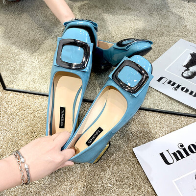 Retro granny shoes thick heel square head shoes women low heel bean shoes 2019 spring&summer Korean square buckle shallow pour
Retro granny shoes thick heel square head shoes women low heel bean shoes 2019 spring&summer Korean square buckle shallow pour