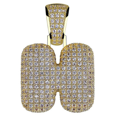Usable 24K Gold With Diamond Hip Hop Unisex Bubble 26 Letters Pendant Necklace Iced Out Men Cuban Gold Chain Necklace
Usable 24K Gold With Diamond Hip Hop Unisex Bubble 26 Letters Pendant Necklace Iced Out Men Cuban Gold Chain Necklace