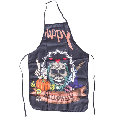 Halloween Theme Witch Pumpkin Skull Pattern Kitchen Apron High-quality Durable Waterproof Apron Household Festival Decor Apron
Halloween Theme Witch Pumpkin Skull Pattern Kitchen Apron High-quality Durable Waterproof Apron Household Festival Decor Apron