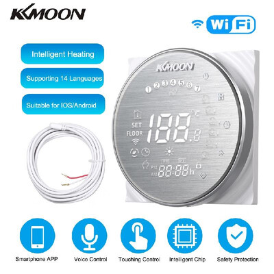 KKmoon Digital Underfloor Heating Thermostat for Electric Heating System Floor & Air Sensor with WiFi Connection & Voice Control E
KKmoon Digital Underfloor Heating Thermostat for Electric Heating System Floor & Air Sensor with WiFi Connection & Voice Control E