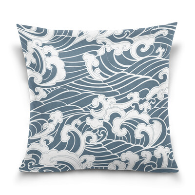 ALAZA Throw Pillow Cover 16 X 16 inch Cushion Cover with Ocean Waves Pattern Printed Pillowcase
ALAZA Throw Pillow Cover 16 X 16 inch Cushion Cover with Ocean Waves Pattern Printed Pillowcase
