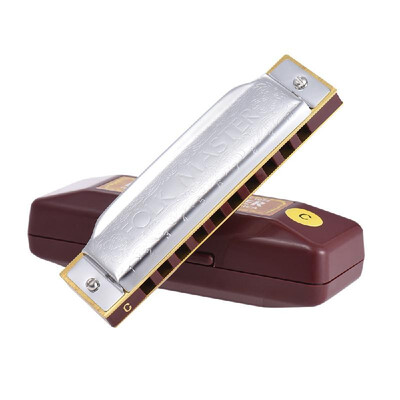 Suzuki 1072-C Folkmaster Standard 10-Hole Diatonic Harmonica Key of C 20 Tone for Beginner Student
Suzuki 1072-C Folkmaster Standard 10-Hole Diatonic Harmonica Key of C 20 Tone for Beginner Student