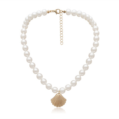 New Alloy Cowrie Shell Necklace for Women Statement Baroque Pearls Choker Necklace Collier Clavicle Chain 2019 Fashion Jewelry
New Alloy Cowrie Shell Necklace for Women Statement Baroque Pearls Choker Necklace Collier Clavicle Chain 2019 Fashion Jewelry