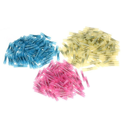 300pcsSet Heat Shrink Butt Connectors Crimp Terminals Insulated Electrical Wire Cable Connectors 3 Sizes
300pcsSet Heat Shrink Butt Connectors Crimp Terminals Insulated Electrical Wire Cable Connectors 3 Sizes
